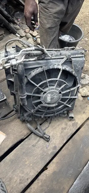 Radiation and Fan AC Condenser Hyundai Santafe 2016