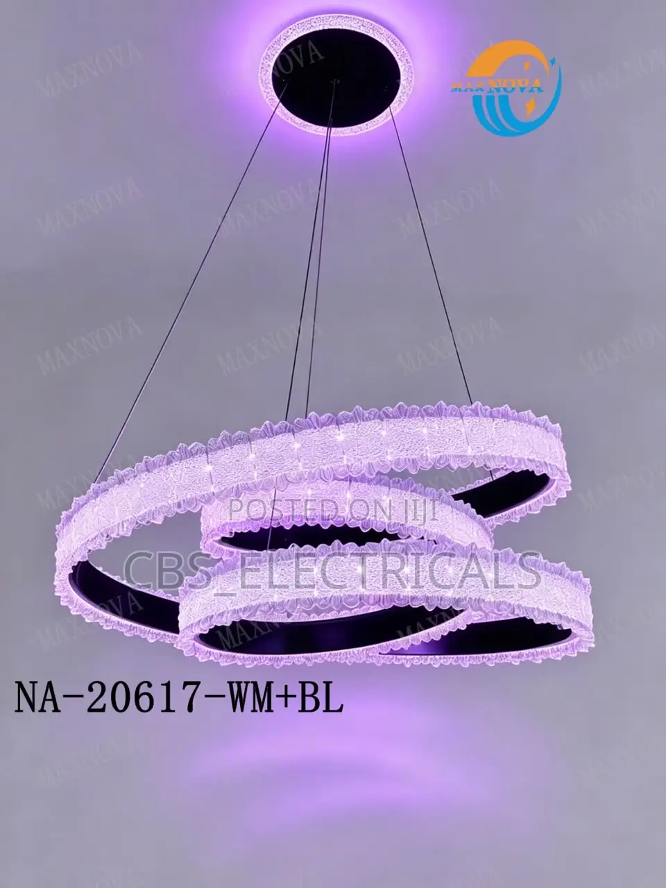 Maxnova NA-20617-WM+BL Multi-Tier Chandelier