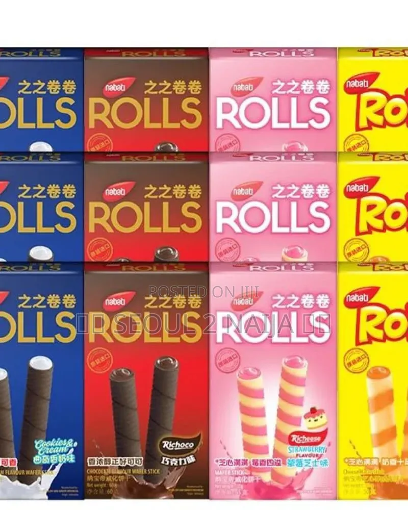 Rolls (Chocolate Flavored Sticks)