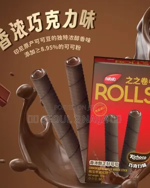 Rolls (Chocolate Flavored Sticks)