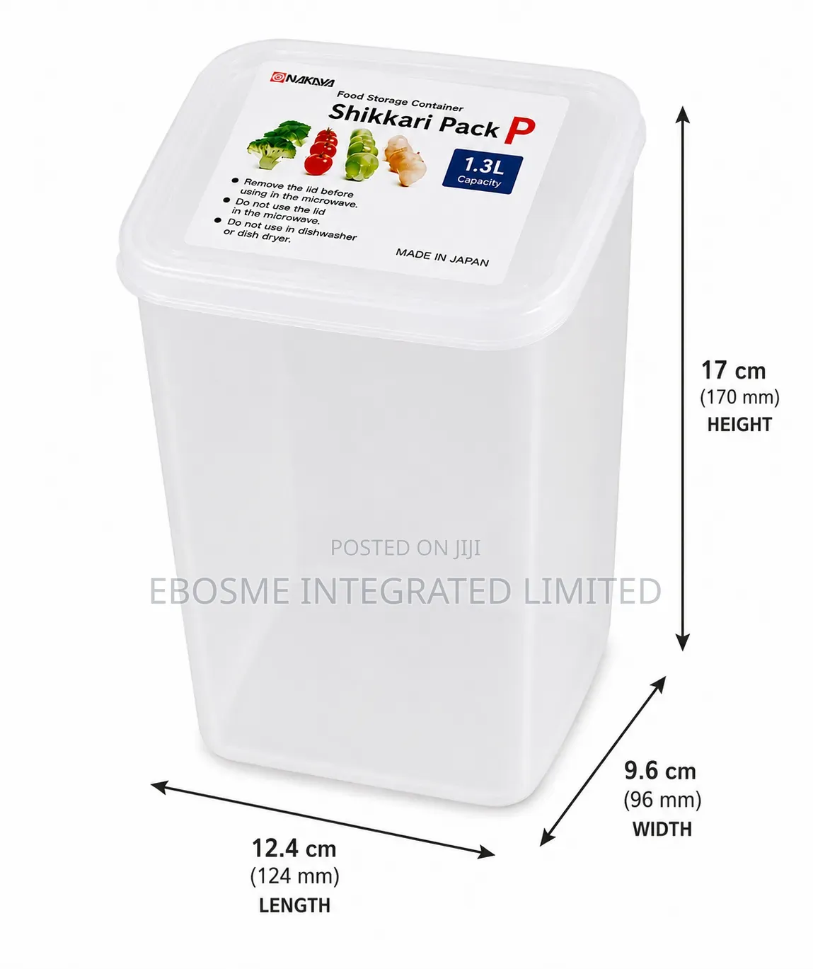 Premium 1.3L Food Storage Container With Lid