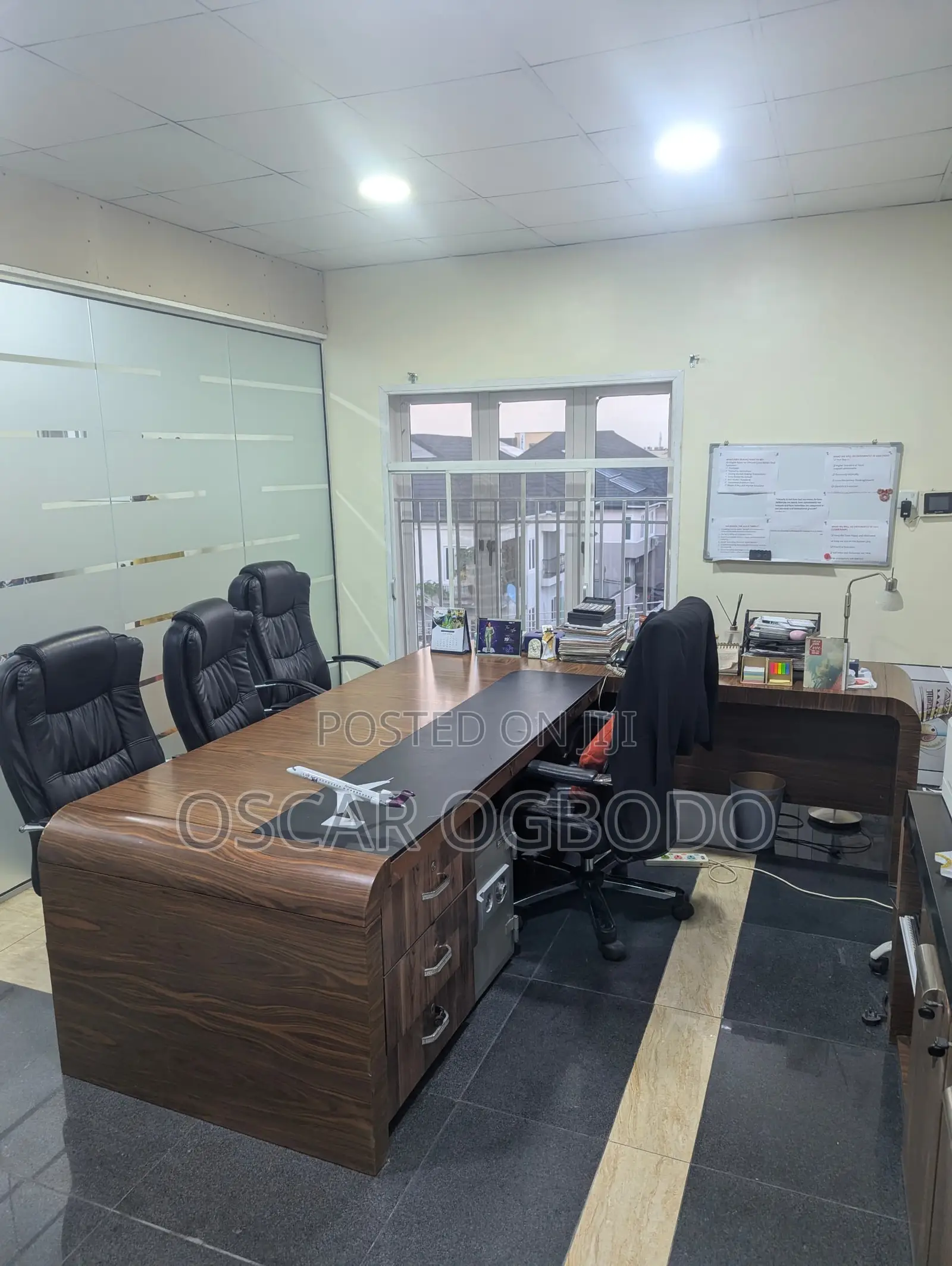 Office Table and Drawers