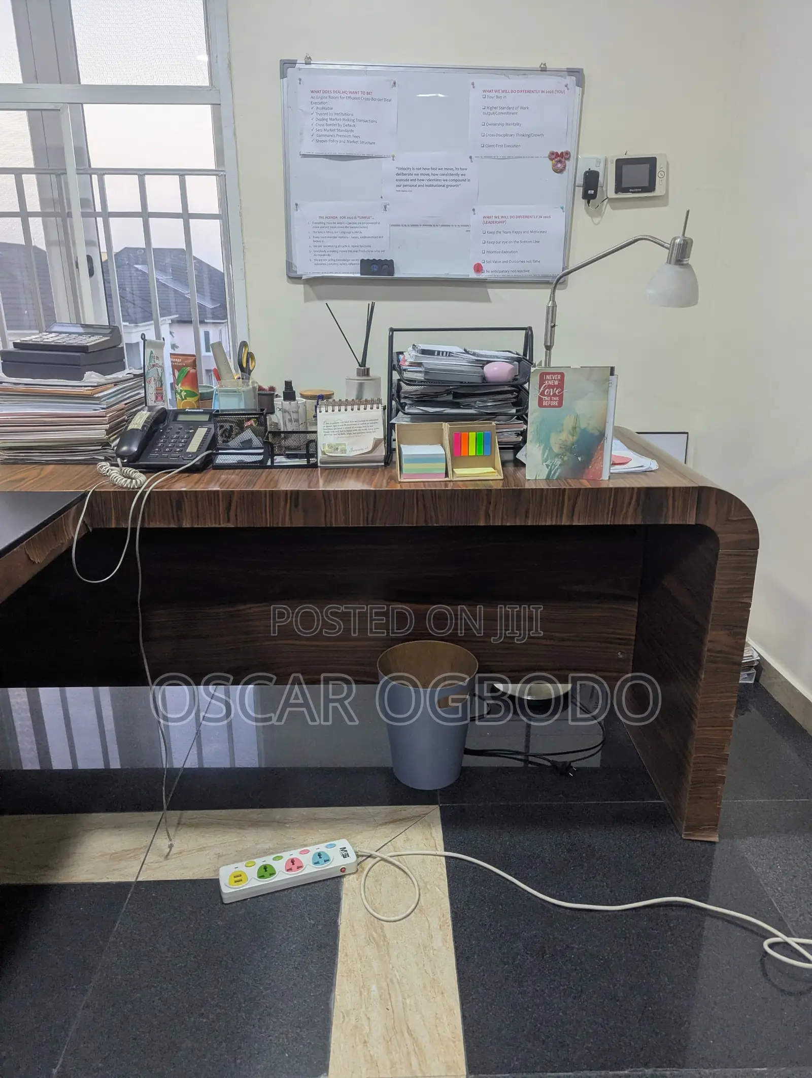 Office Table and Drawers