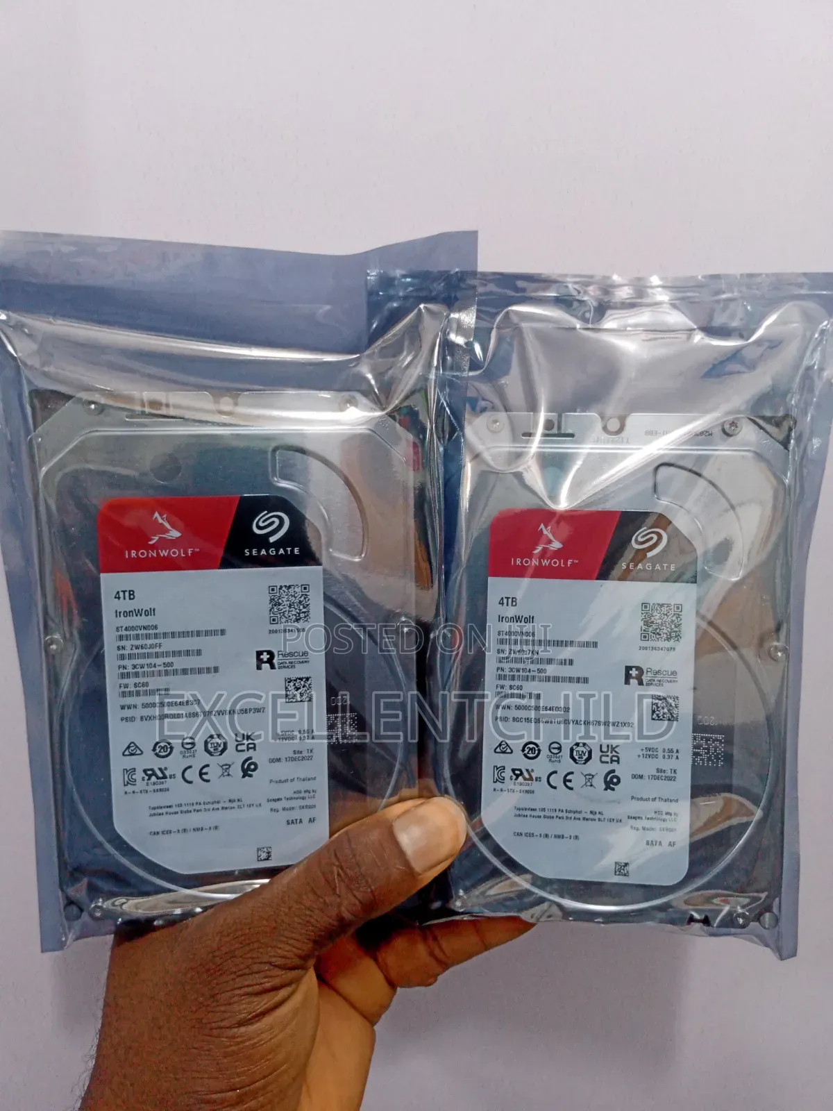 4tb Seagate Ironwolf Sata HDD Desktop