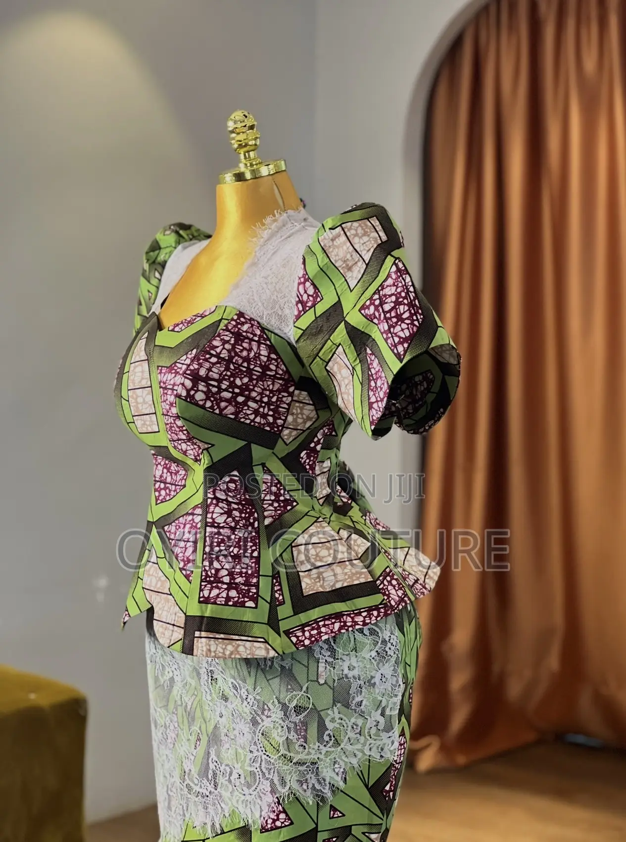 Fitted Ankara Dress