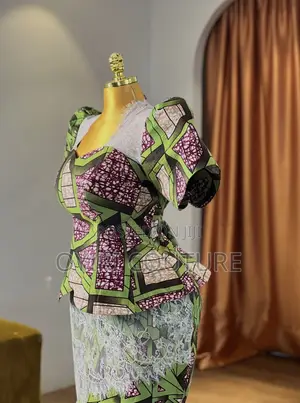Fitted Ankara Dress