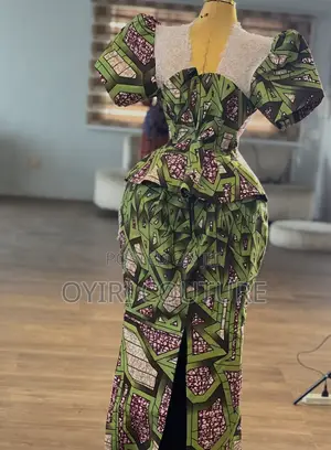 Fitted Ankara Dress