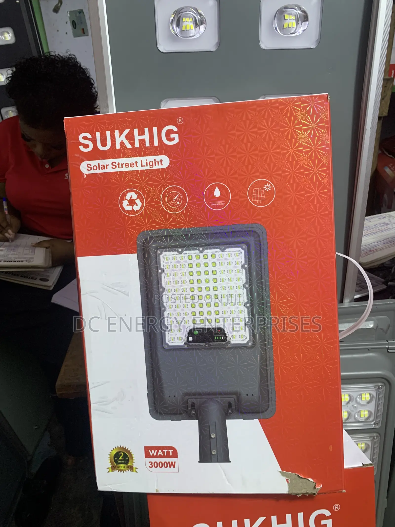 Sukhig Solar Flood Light 2000w