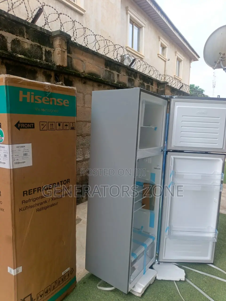 Hisense 360DR 360L Double Door Refrigerator