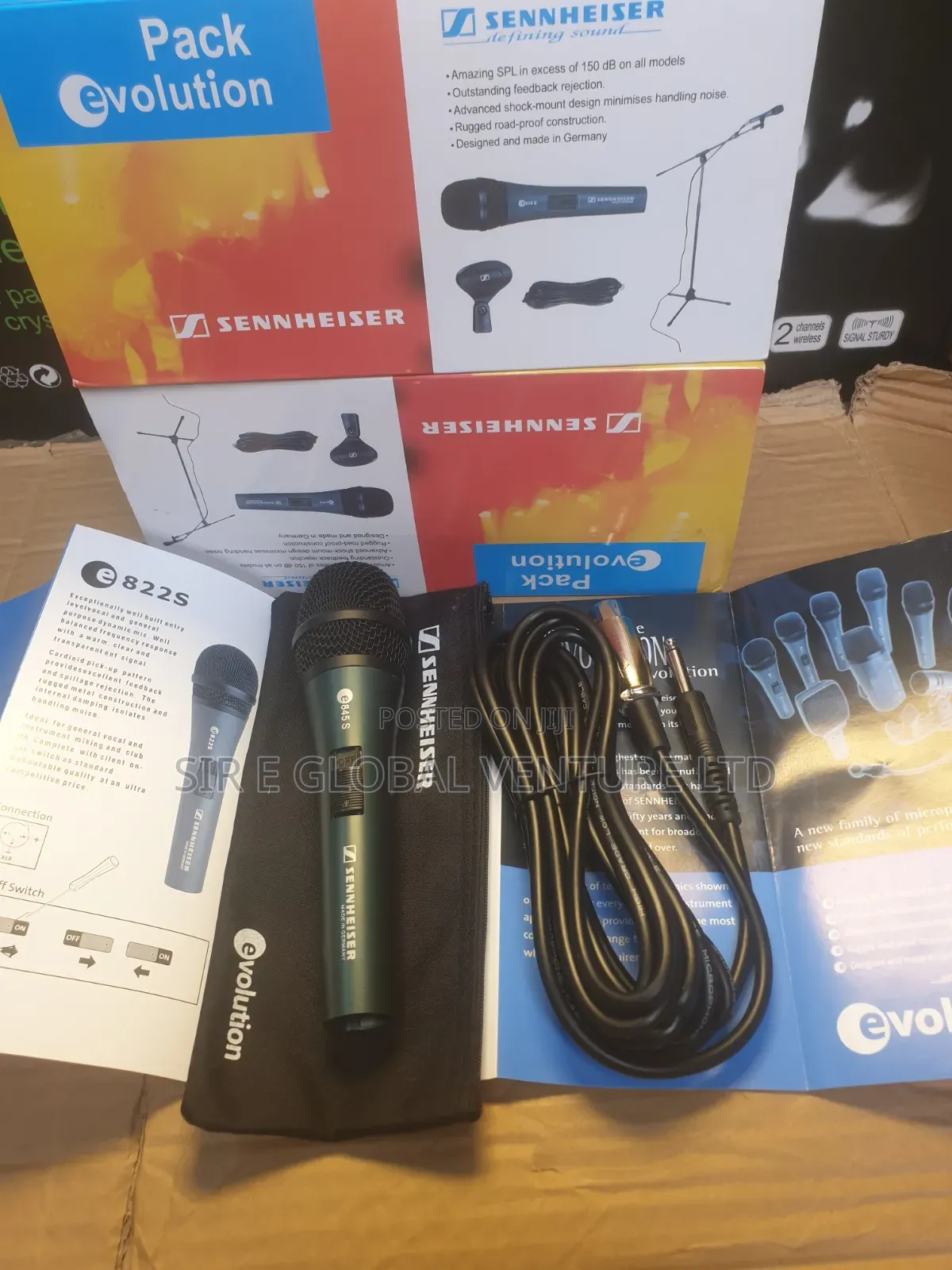 High Quality Sennheiser E 825-S Wired Microphone