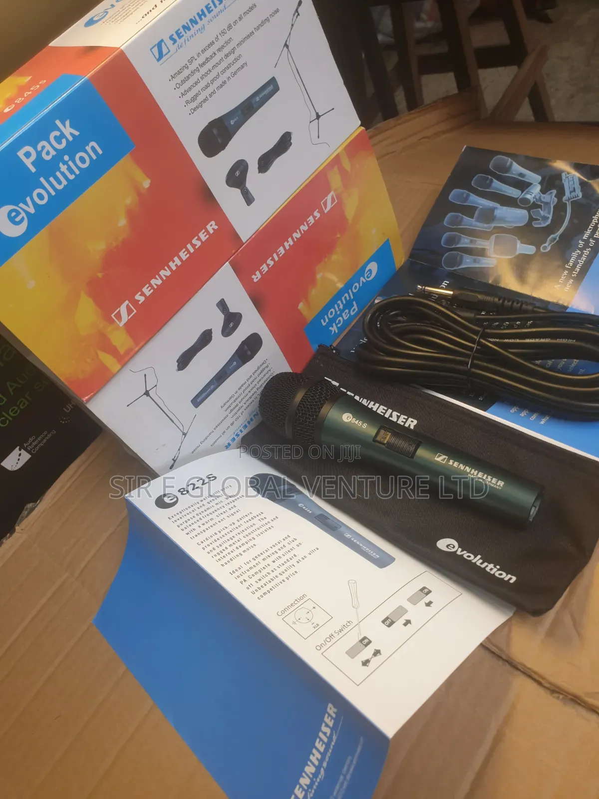 High Quality Sennheiser E 825-S Wired Microphone
