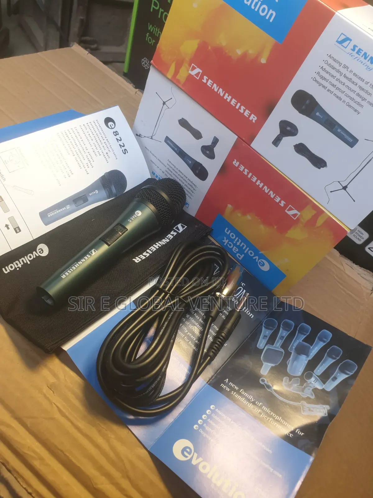 High Quality Sennheiser E 825-S Wired Microphone