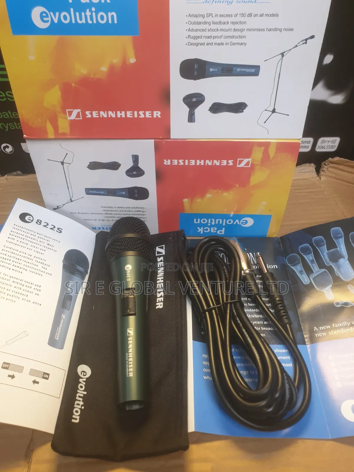 High Quality Sennheiser E 825-S Wired Microphone