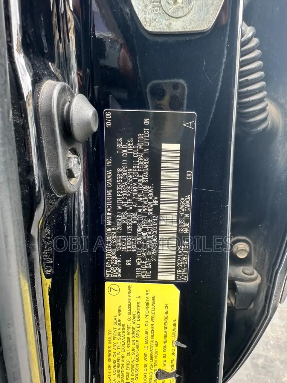 Lexus RX 350 2007 Blue