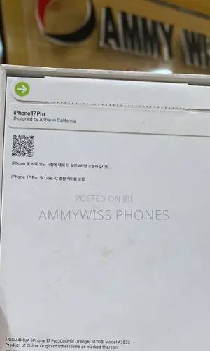 New Apple iPhone 17 Pro 512 GB Orange