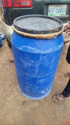 250 Litres Plastic Drum With Cover (Tight Lid)