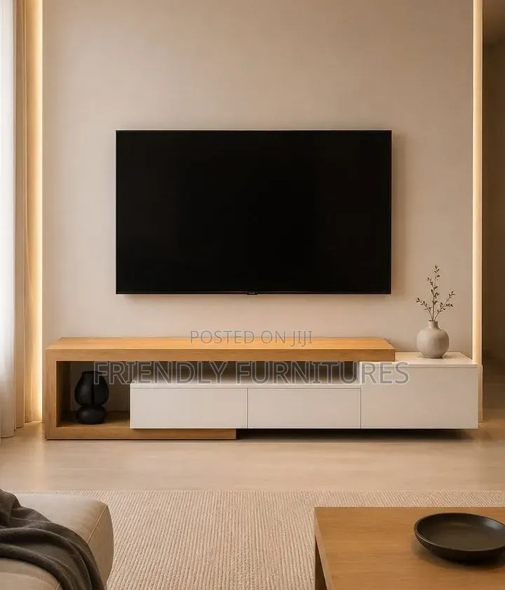 Minimalist TV Shelf