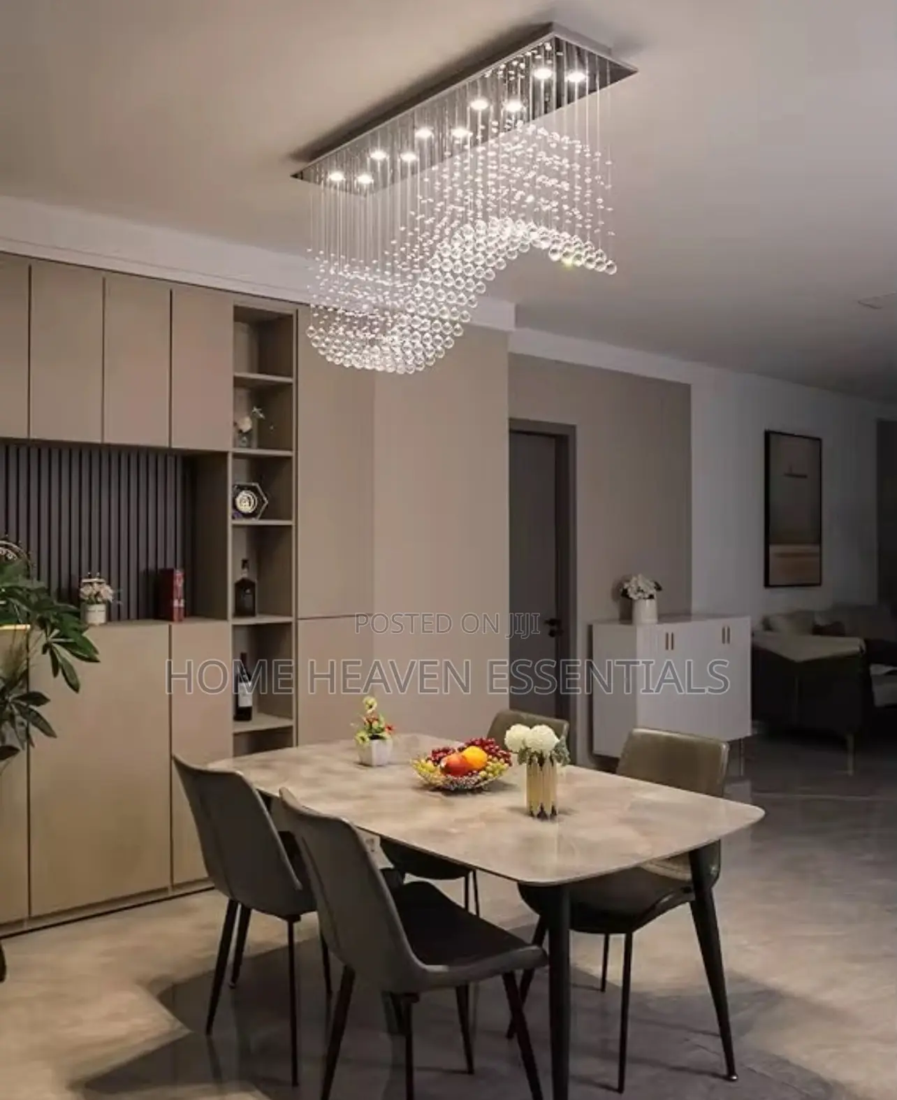 Luxury Crystal Raindrops Chandelier