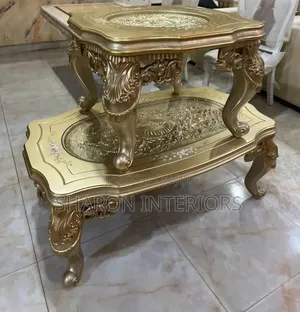 Royal Heritage Coffee Table With Two Side Stool