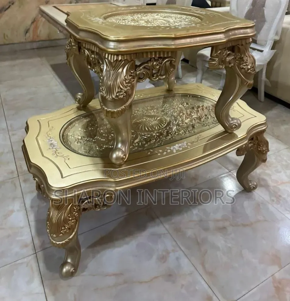 Royal Heritage Coffee Table With Two Side Stool