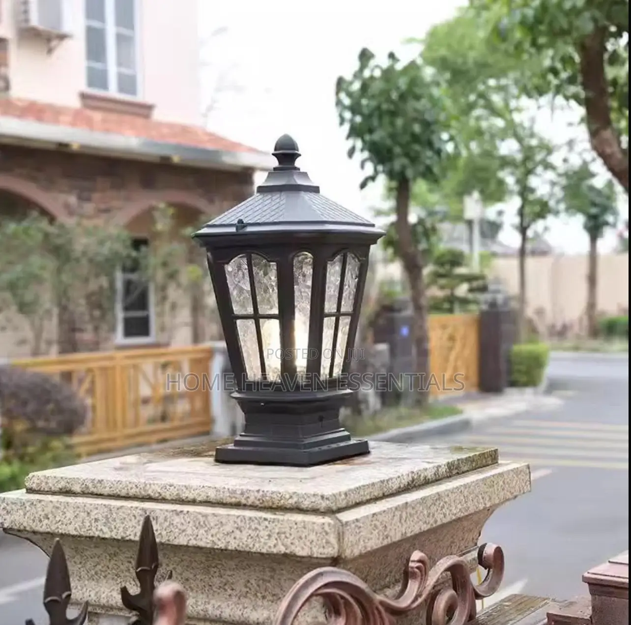 Outdoor Security Pillar Light