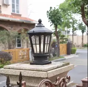 Outdoor Security Pillar Light