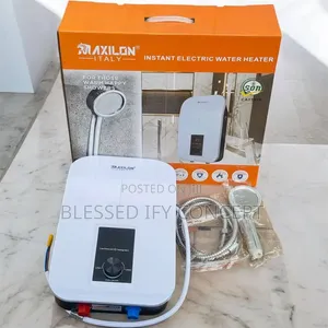 Maxilon Instant Water Heater, Includes a Handheld Shower Head Hose