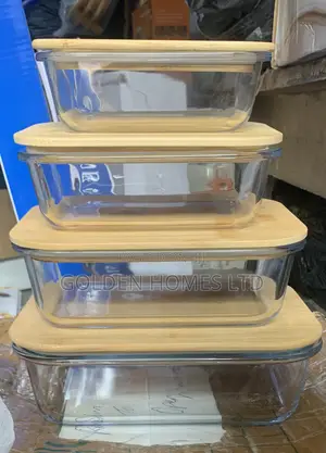 4 in 1 BOROSILICATE GLASS CONTAINER