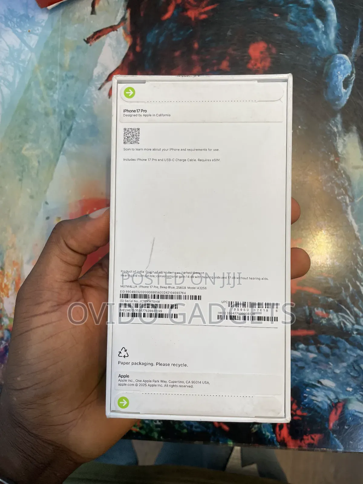 New Apple iPhone 17 Pro 256 GB Blue