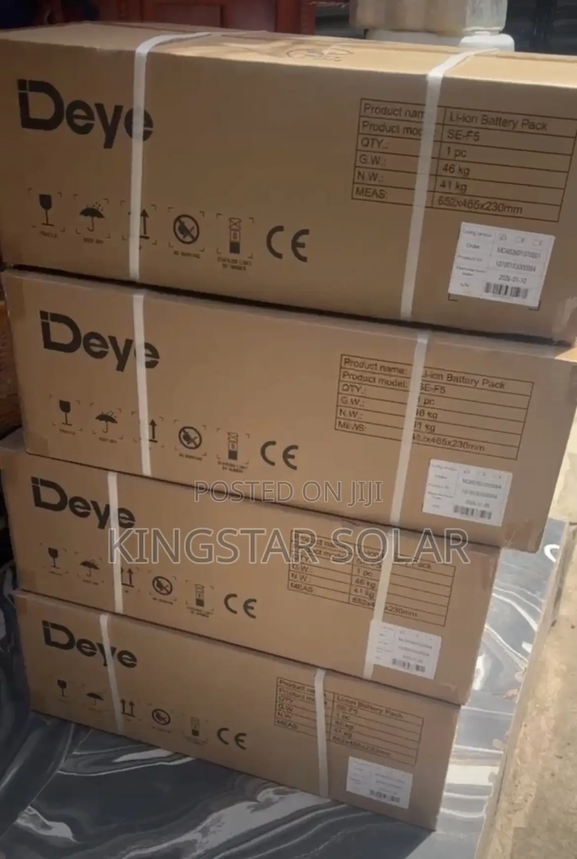 5kwh Deye 48v Lithium Battery