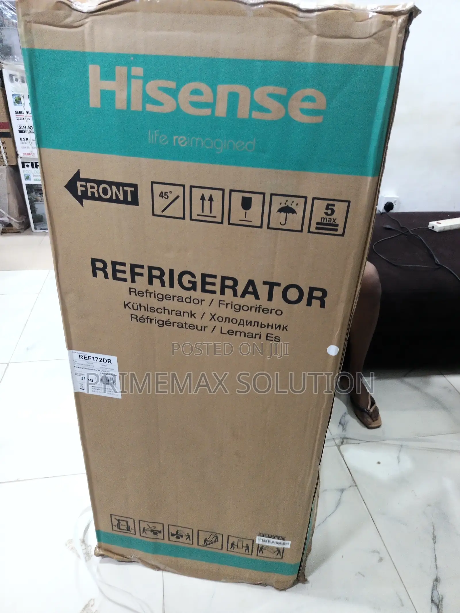 Reliable Cooling, Stylish Design – Hisense 172DR Silver