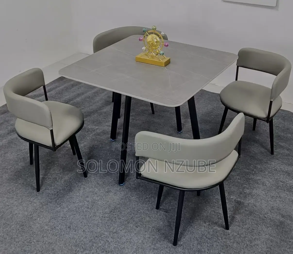 Modern Marble Dining Table – 4 Seater