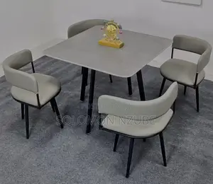 Modern Marble Dining Table – 4 Seater