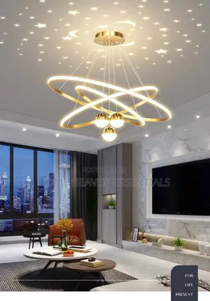 Three Rings Minimalist Living Room Chandelier