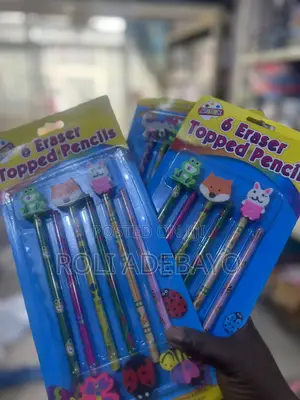 Artbox 6 Eraser Topped Pencils/ Party Pack / Dozen Price