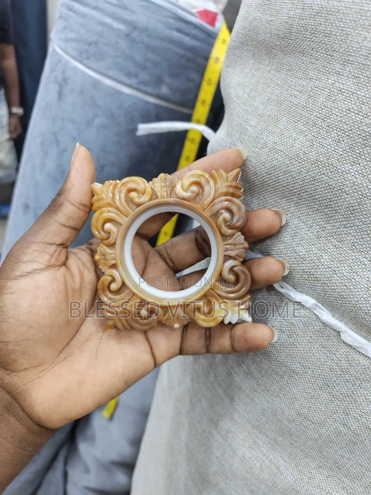 Executive Brown Curtain Rings