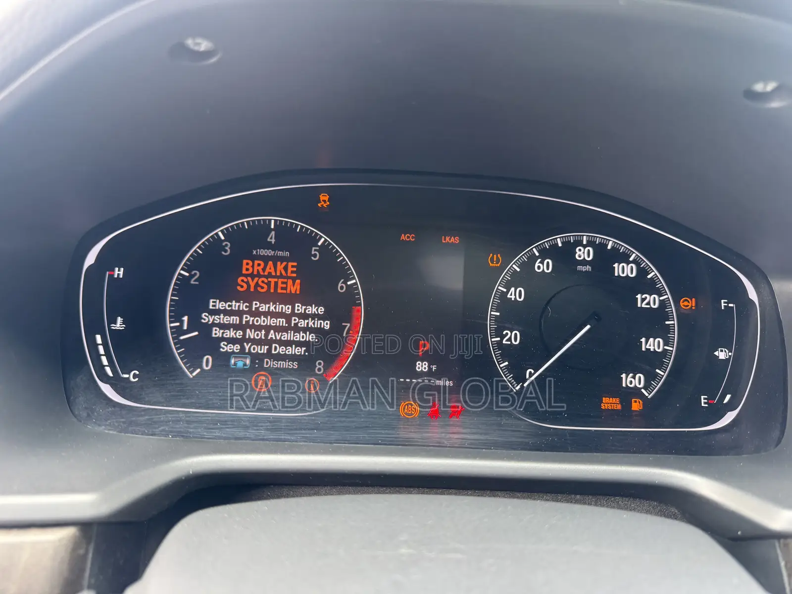 Honda Accord Touring 2018 Gray