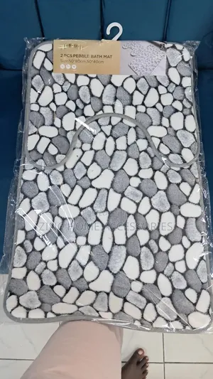 2pcs Memory Foam Bath Mat