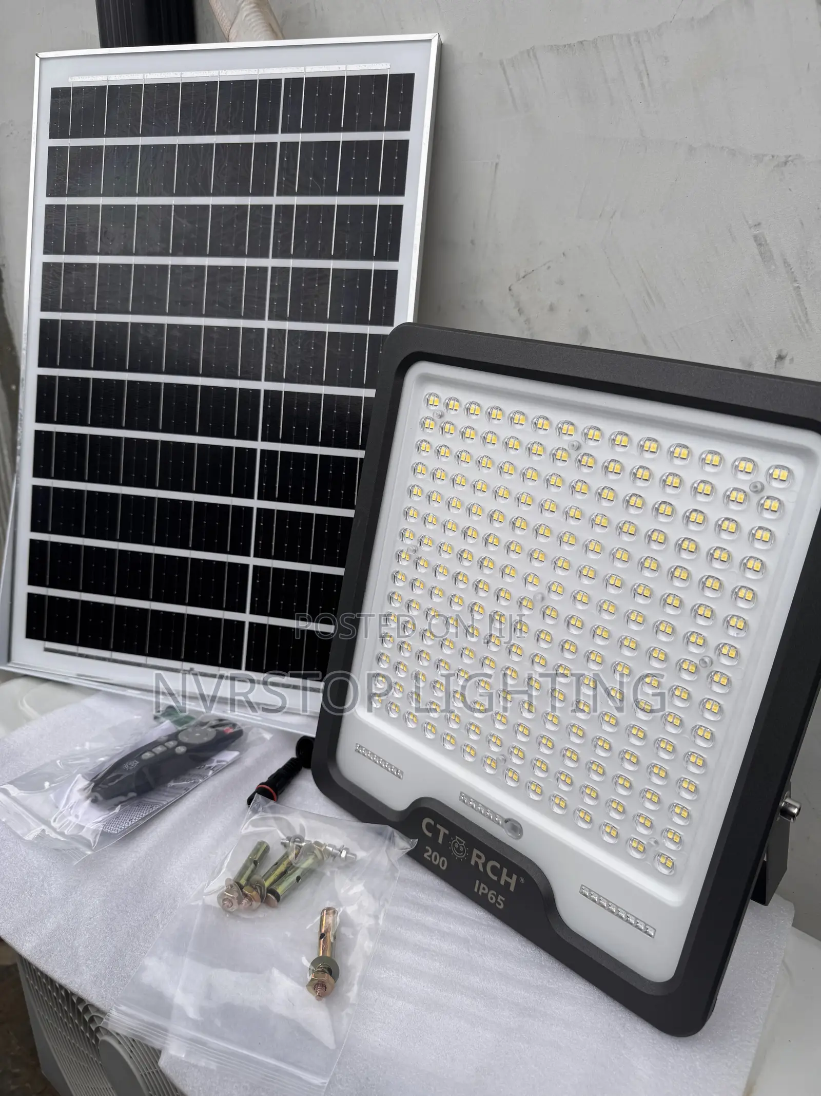 C Torch Solar Flood Light Available in Store