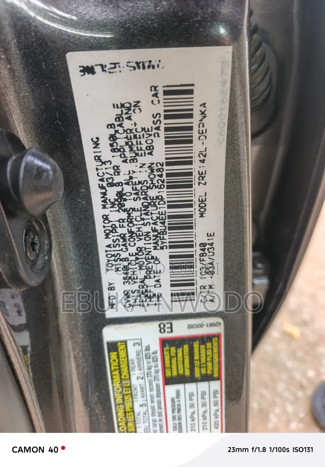Toyota Corolla 2013 Gray