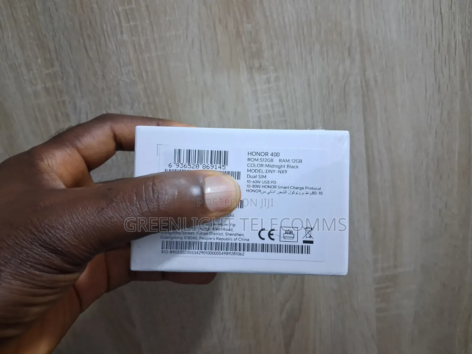 New Honor 400 512 GB Black