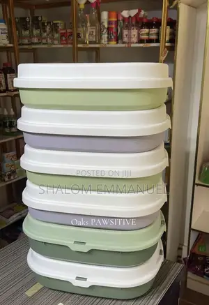 Durable Cat Litter Box With Scoop