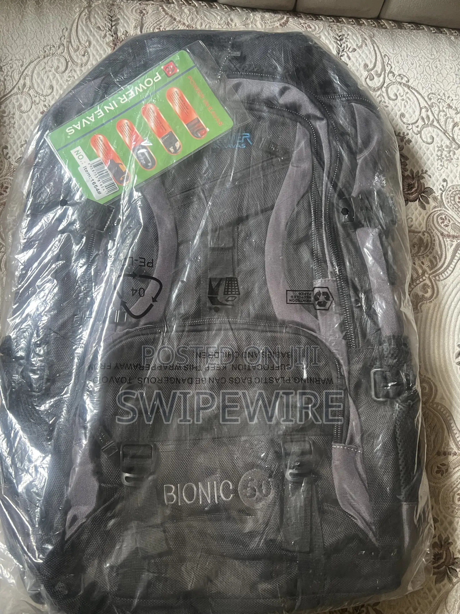 Power in Eavas "Bionic 60" Heavy Duty Laptop Backpack
