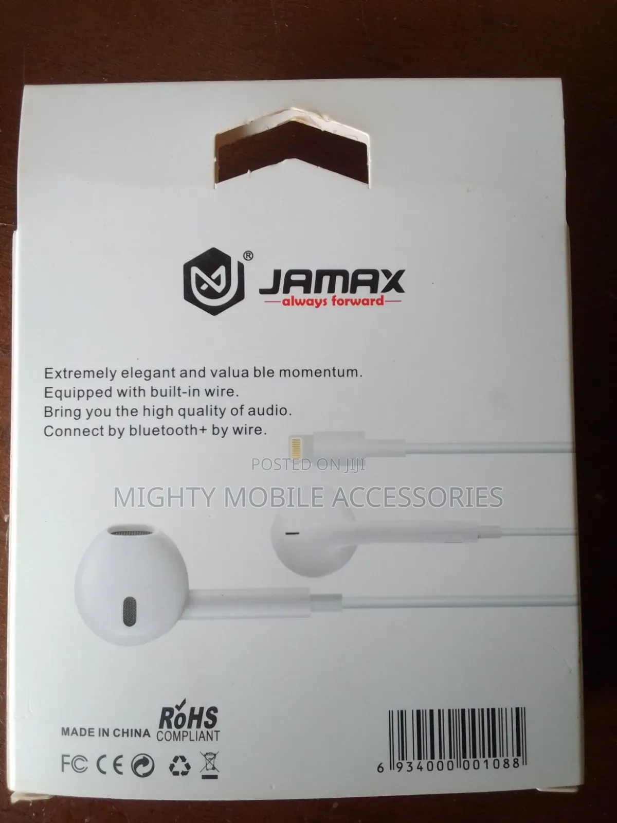 JAMAX Type-C/iPhone Wired Earphones – New Edition