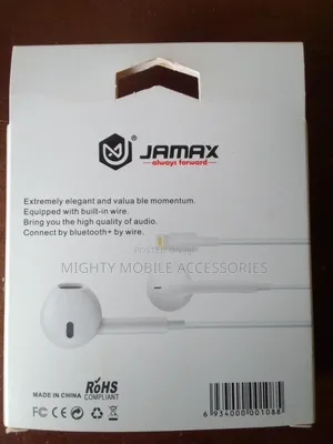 JAMAX Type-C/iPhone Wired Earphones – New Edition
