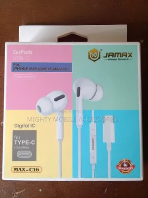 JAMAX Type-C/iPhone Wired Earphones – New Edition