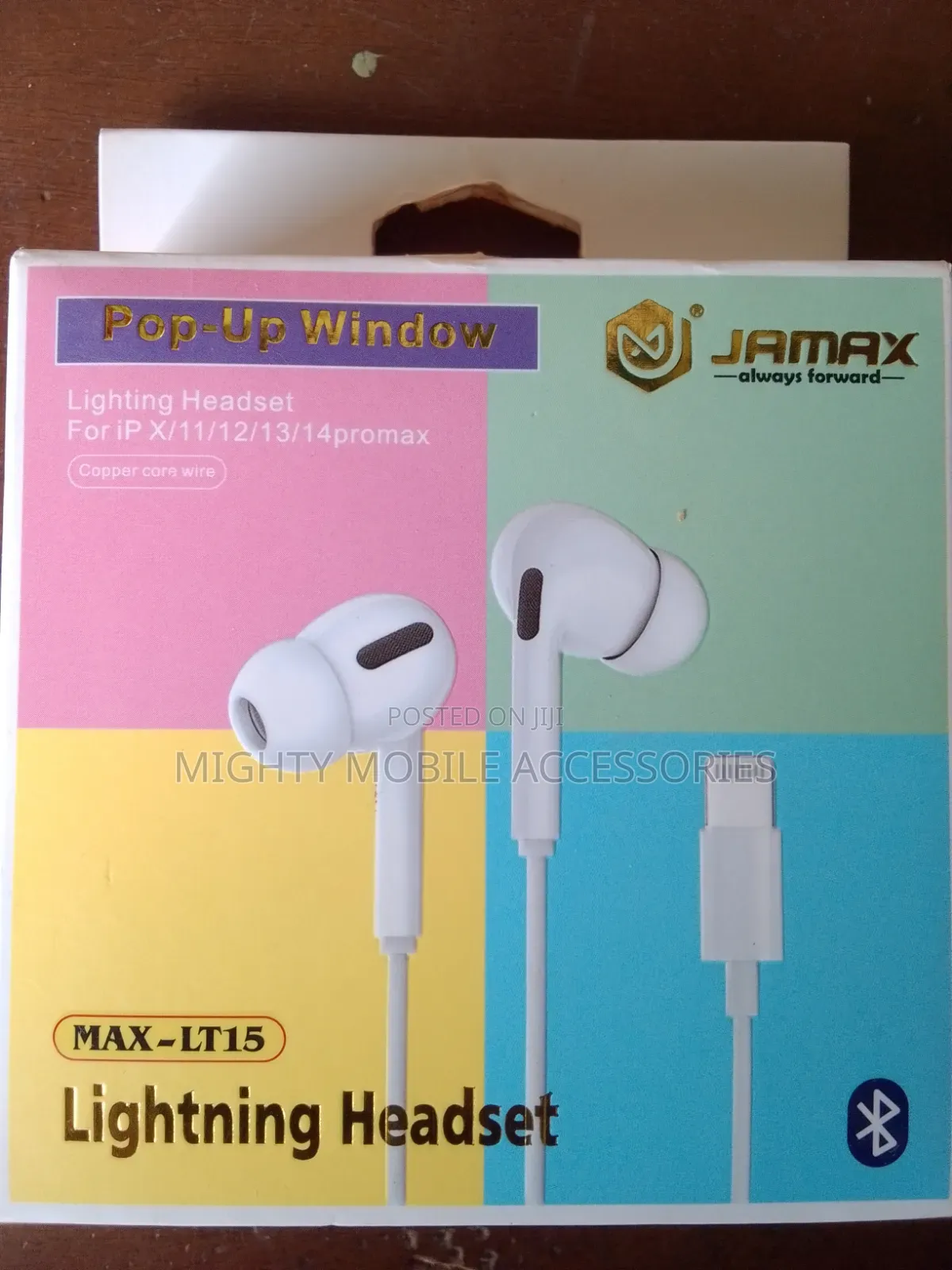 JAMAX Type-C/iPhone Wired Earphones – New Edition