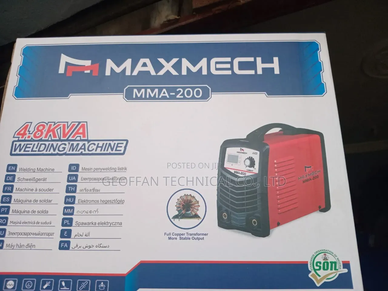 MaxMech Inverter Welding Machine MMA200
