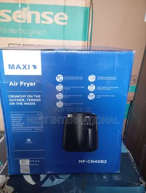 Maxi Air Fryer 4L Black Digital Control and Display
