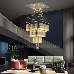 Luxury High Ceiling Crystal Raindrops